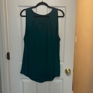 Green Tank Blouse